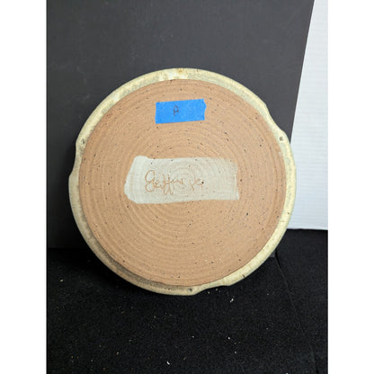 Griffin Pottery Sopchoppy Florida Handmade Art Pottery Plate 11"