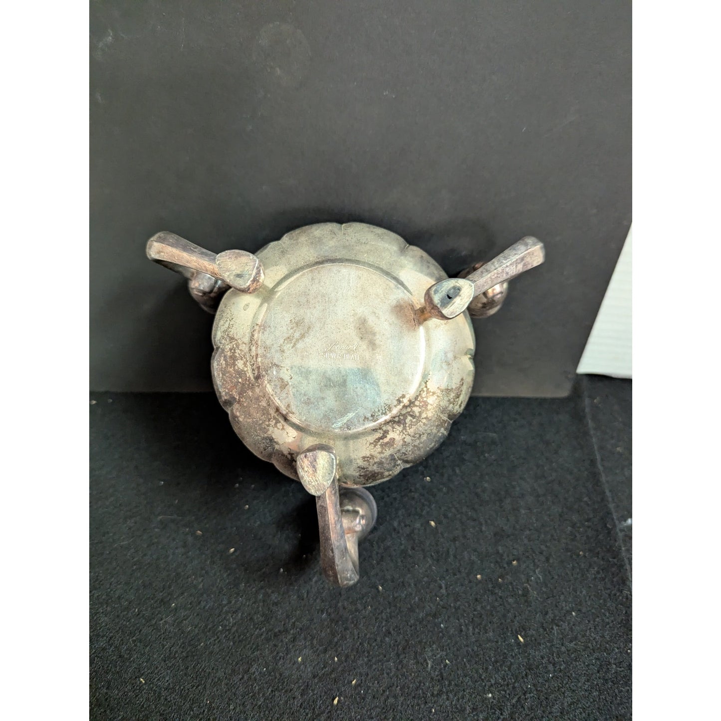 Vintage Leonard Silver Plate Lotus Flower Candelabra Centerpiece Bowl