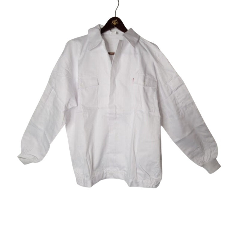 Sigcat White Utility Workwear Jacket Protective Lightweight Outerwear XXXL NEW