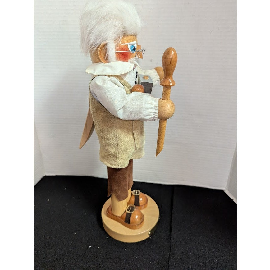 Vintage Steinbach Geppetto Woodcarver Nutcracker Handmade Germany Erzgebirge Art