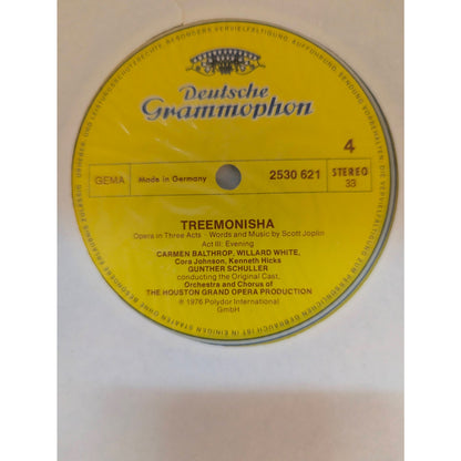 Scott Joplin Treemonisha Schuller Deutsche Grammophon 2707 083 Stereo 2-LP Set