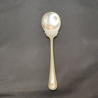 Vintage Ornate EPNS Silver Plate Repoussé Berry Serving Spoon