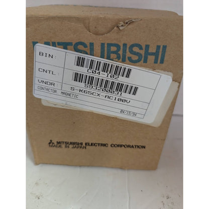 NEW Mitsubishi Electric Magnetic Contactor S-K65 Serial 933-S