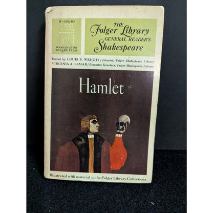 Vintage Folger Library General Readers Shakespeare: Hamlet Mass Market Paperback
