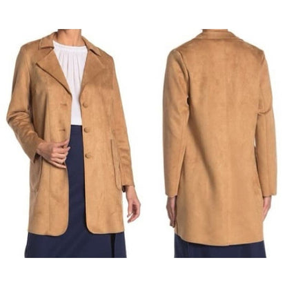 Philosophy Republic Clothing Faux Leather Jacket Size Medium in Cedar NWT