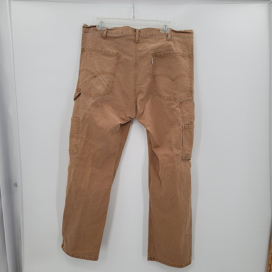 Levis Two Horse Brand Carpenter Pants Brown 38 x 32 mENS WORK