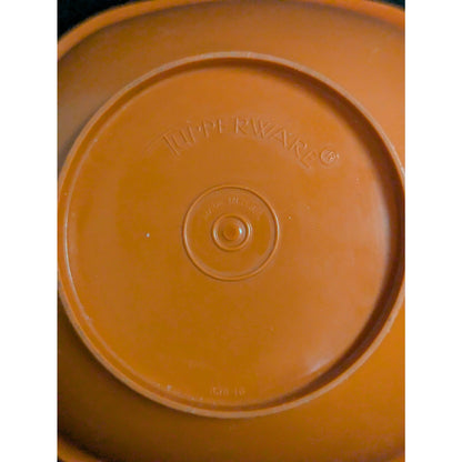 Vintage Tupperware Orange Servalier Square Mixing Bowl NO LID