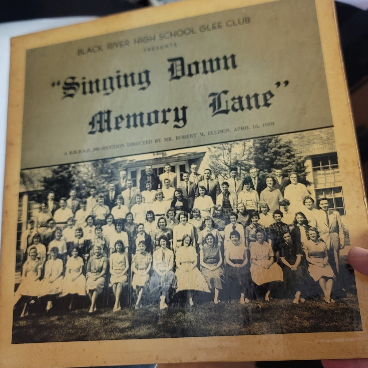 Singing Down Memory Lane Album black river High School Glee Club 1959 Record