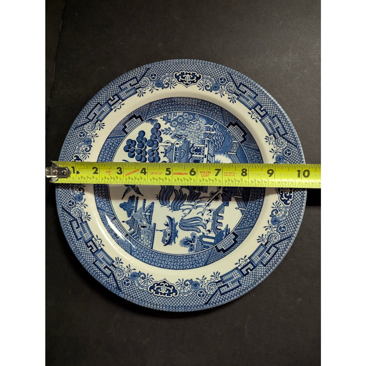 Vintage Churchill Blue Willow Dinner Plates Set of 3 English Ironstone