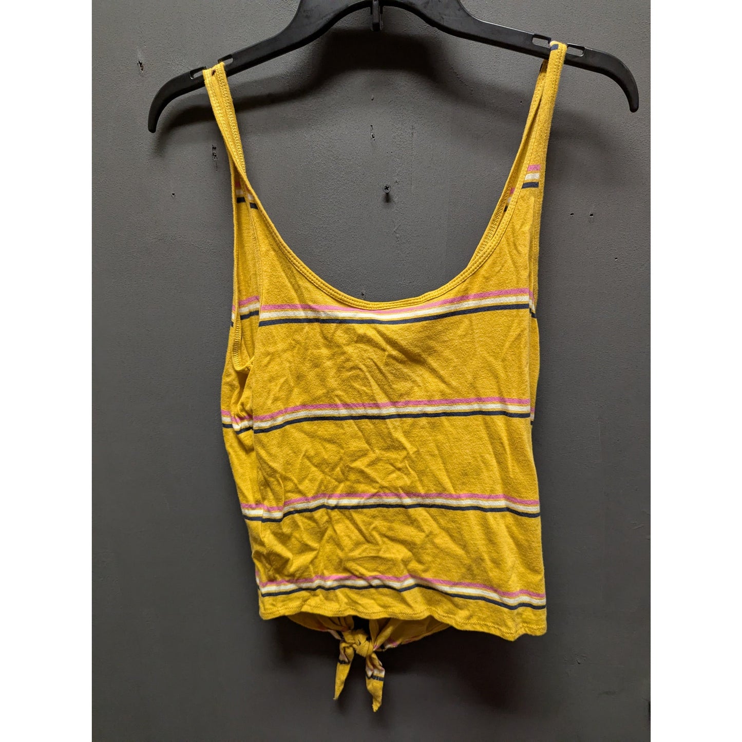 Abound NWT Yellow Pink Floral Tank Top Medium Summer Casual Sleeveless Festival
