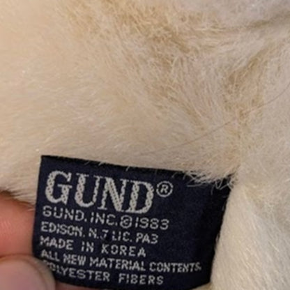Vintage 1983 GUND Collectors Classics White Teddy Bear Plush Limited Edition