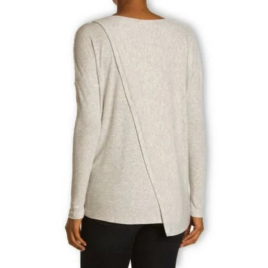 H by Bordeaux Swing Back Pullover Rib Knit Top Sz XL/Extra Large in Tawny NWT