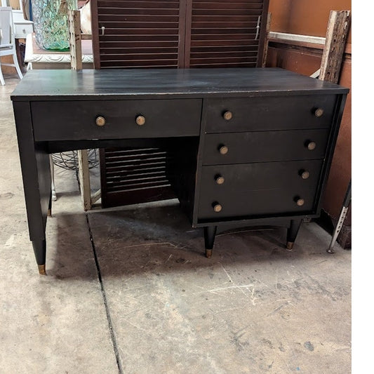 SECONDHAND SANDIES: Kent Coffee The Empresse' Desk PAINTED BY SOMEONE ELSE!  stripe bring it back