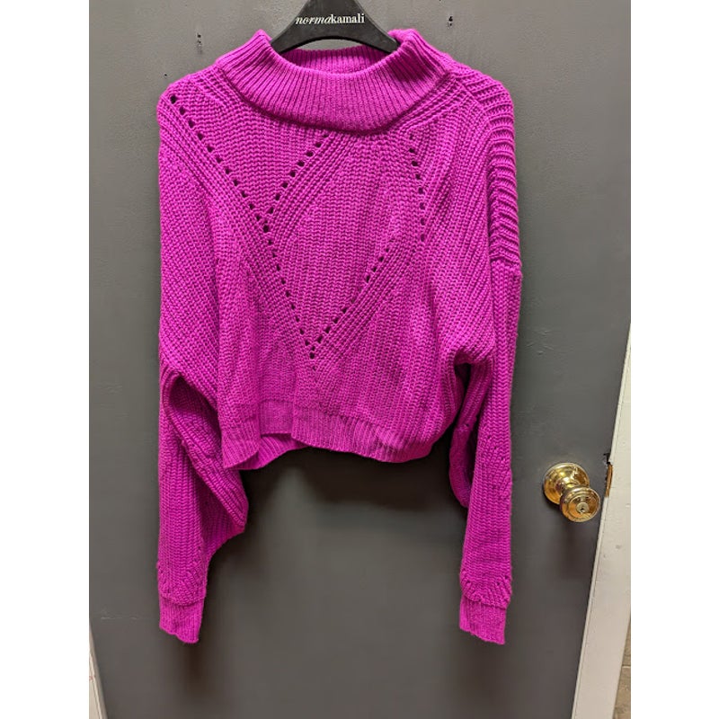 Women's Socialite Long Sleeve Pink small KNIT long sleeve NEW