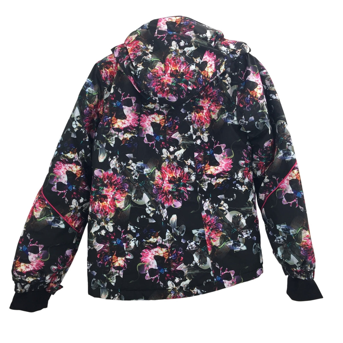 NOIZE PUffer Florence Insulated Combo Snow Jacket Long Sleeve Multi Size 12 NWT