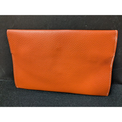 Vegan Pebbled Leather Conververtible Clutch Purse Shoulder Bag gold chain clasp