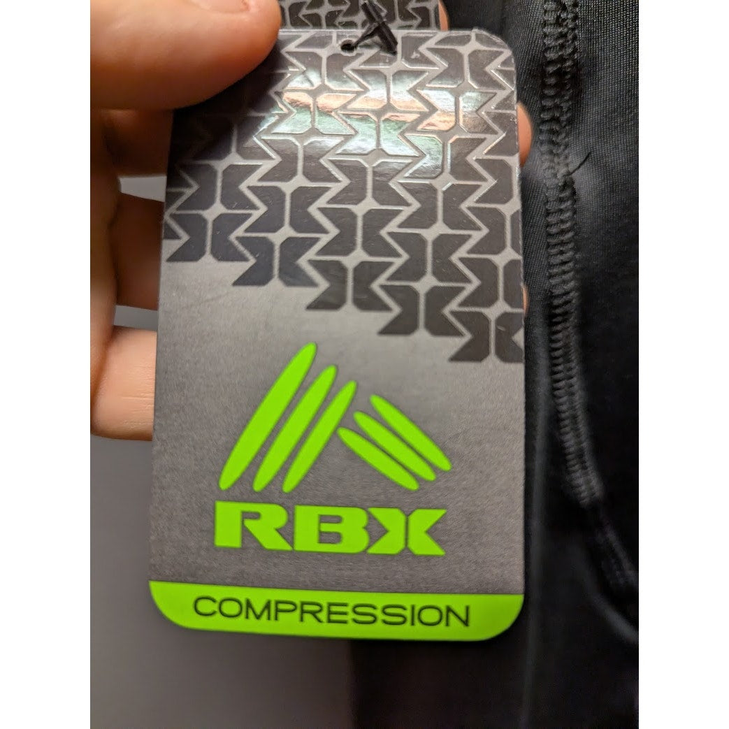 RBX pro compression Size Medium Activewear Boxer shorts black lime X-dry NEW