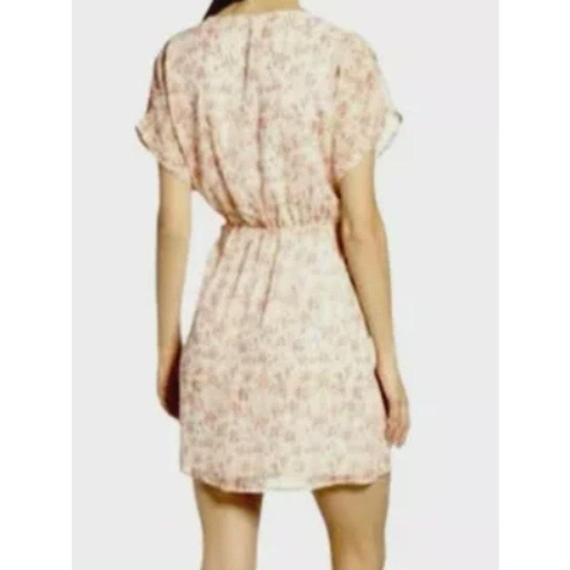 NWT All In Favor Simone Wrap Short Dress in Multi Animal Print Sz XL/Extra Large