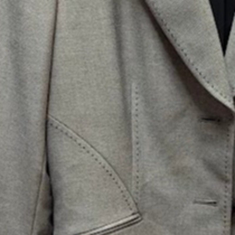 Antonio Melani Grey Tailored Blazer Pick Stitch Professional Workwear Size 6
