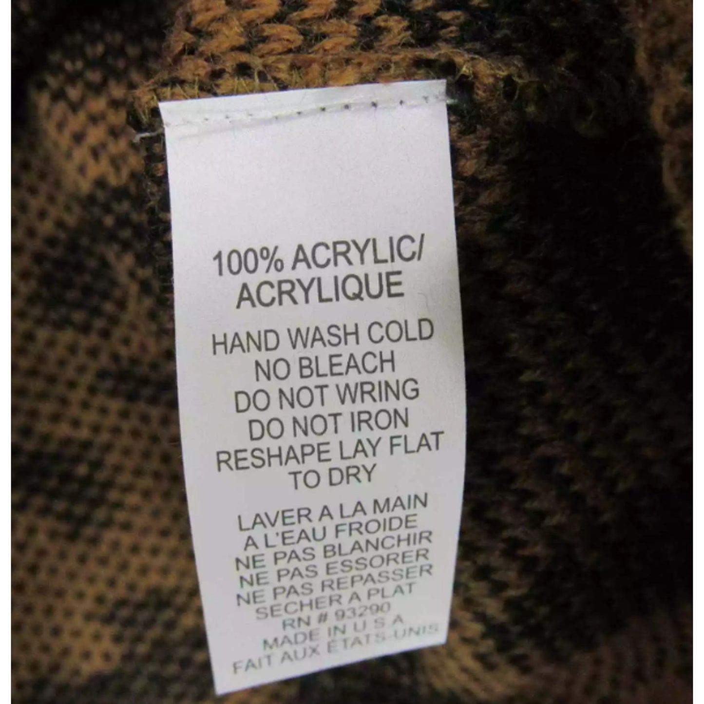 Cotton Emporium Leopard Women's Turtleneck Sweater in Brown SMALL NEW COZY
