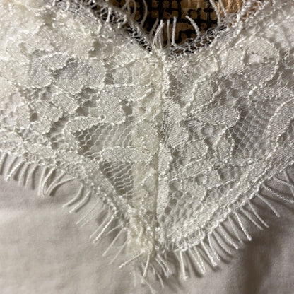 BP. Womens Camisole 3x Ivory NWT Eyelash Lace Trim Adjustable Spaghetti Straps