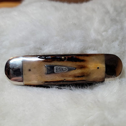 Case XX Tested Folding Pocket KNIFE Elephant Toenail 52050 Sambar Stag  94