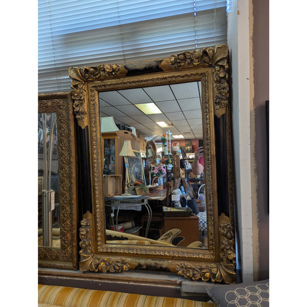Secondhand Sandies: Ornate Mirror Gold and black Ornate 33" x 45"