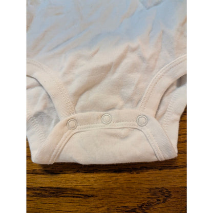 Carter's Daddy's Little Princess Baby Girl Bodysuit Short Sleeve White 12 Months