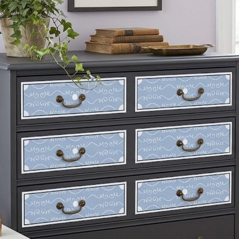 Royal Design Studio Gigi Scroll Modern Furniture Stencil #62635 11.5 X 5.2 Craft