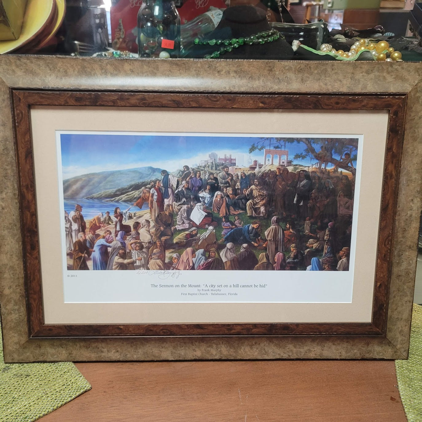 The Sermon on the Mount: A city set on a hill cannot be hid Frank Murphy Print