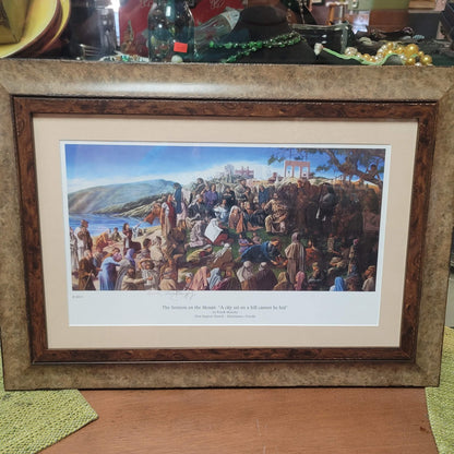 The Sermon on the Mount: A city set on a hill cannot be hid Frank Murphy Print