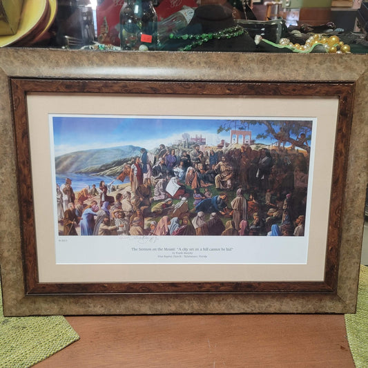 The Sermon on the Mount: A city set on a hill cannot be hid Frank Murphy Print