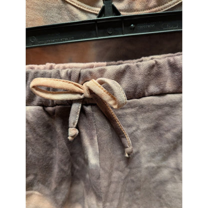 Zunie Girls Tie Dye Sweatshirt and Shorts 2 Piece Loungewear Set NWT
