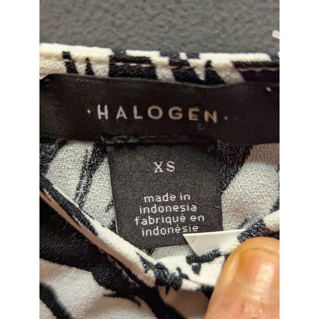 Halogen Zebra Print Camisole Tank Top Size Extra Small NEW XS