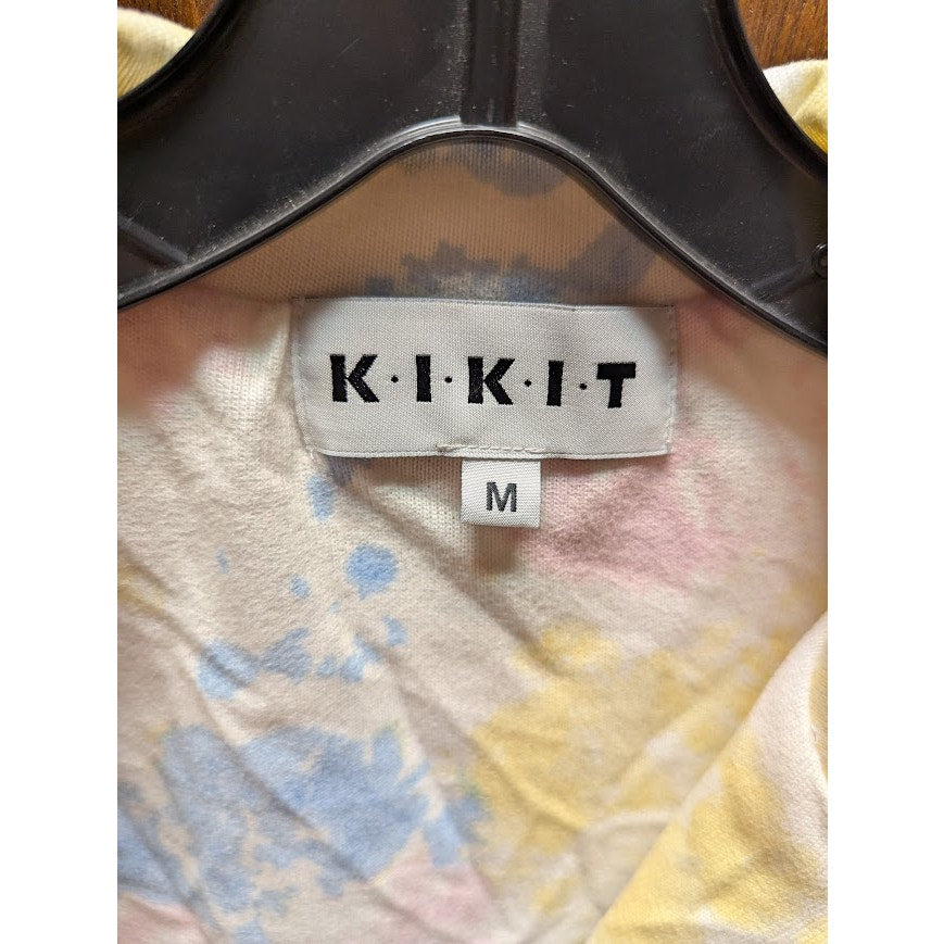 NEW Medium KIKIT Tie Dye Clouds Short Sleeves Pajamas Tops NEW