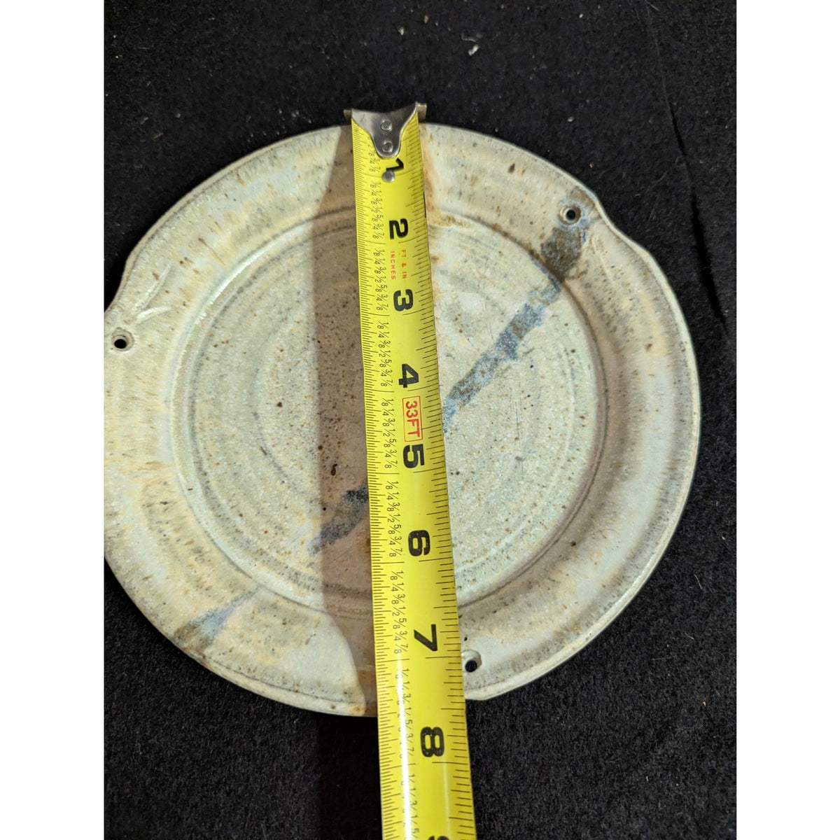 George Griffin Pottery, Sopchoppy Florida Handmade Art Pottery Bread Plate 7.5"