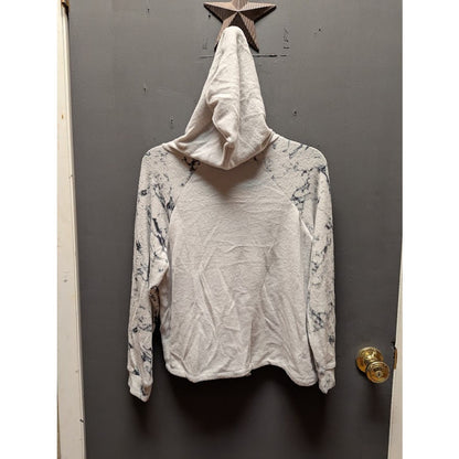 Poof Apparel Hoodie Sweatshirt Size Medium tie dye long sleeve drawstring waist