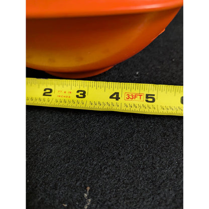 Vintage Tupperware Orange Servalier Square Mixing Bowl NO LID