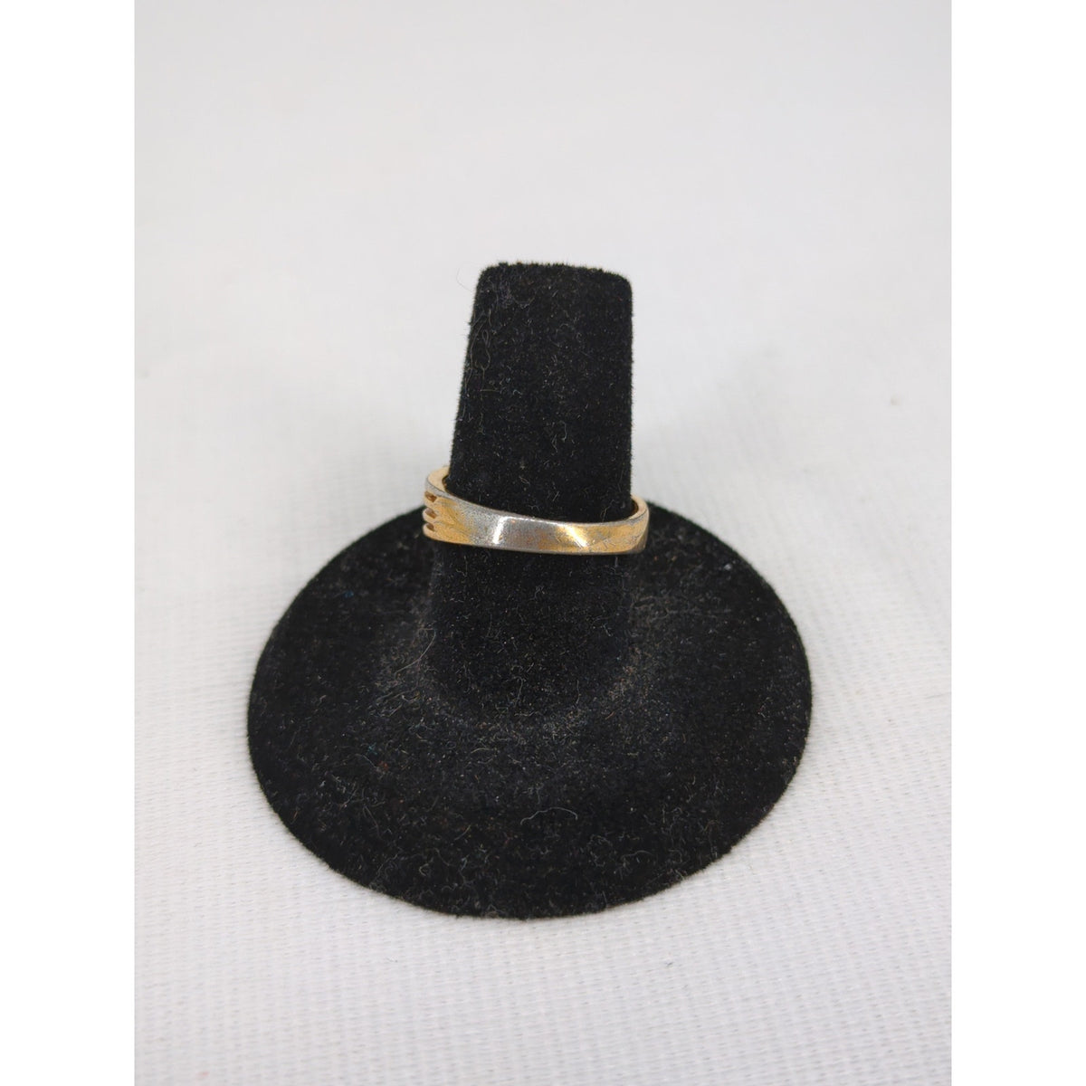 Vintage 14k Heavy Gold Electroplate Oval Turquoise & Diamond Accent Ring Size 7