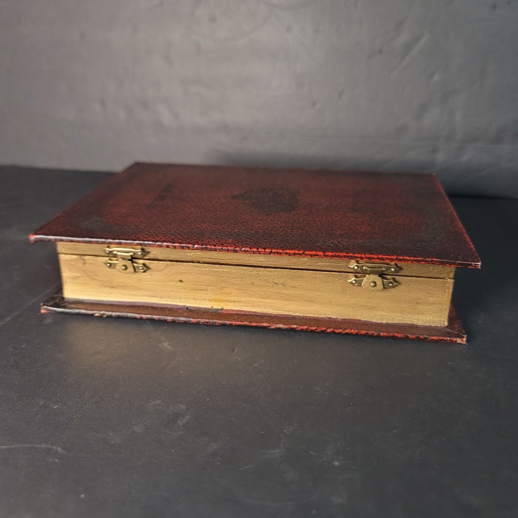 Vintage Style "A Tale of Two Cities" Faux Book Secret Storage Box Stash Academia