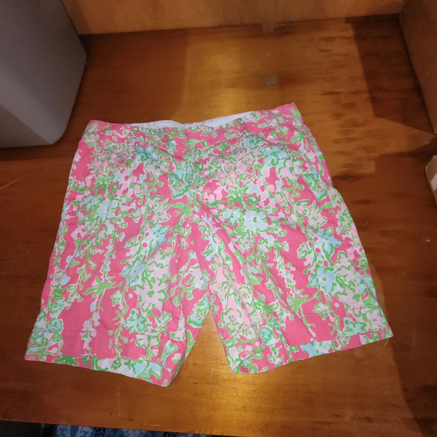 Lilly Pulitzer Chipper Shorts Size 16 Pink Southern Charm Bermuda