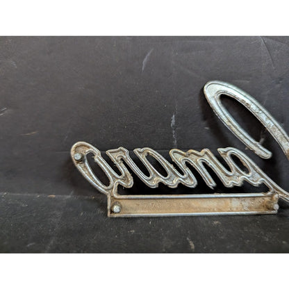 Vintage 1968-1969 #7752901 chevrolet Camaro Trunk Lid Emblem GREAT CRAFT IDEAS