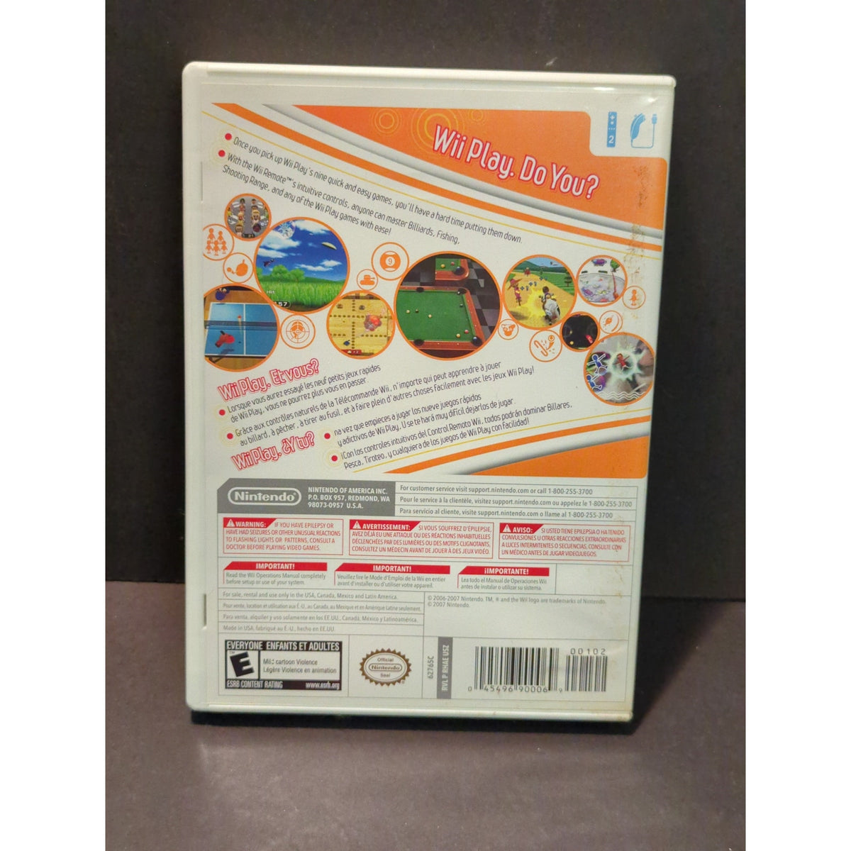 Wii Video PLAY game nintendo wii tested