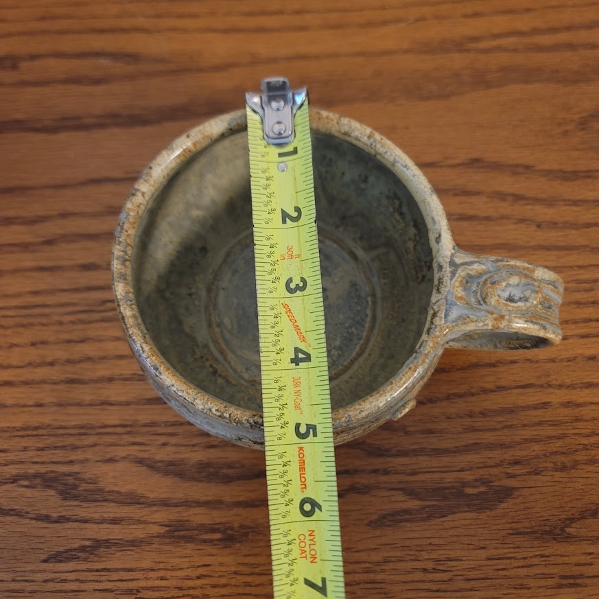George Griffin Sopchoppy Florida Handmade Art Pottery Large Cappucino Coffee Mug