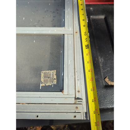 1976 Scotty Serro Camper ORIGINAL Window metal screen aluminum glass SIDE PANEL