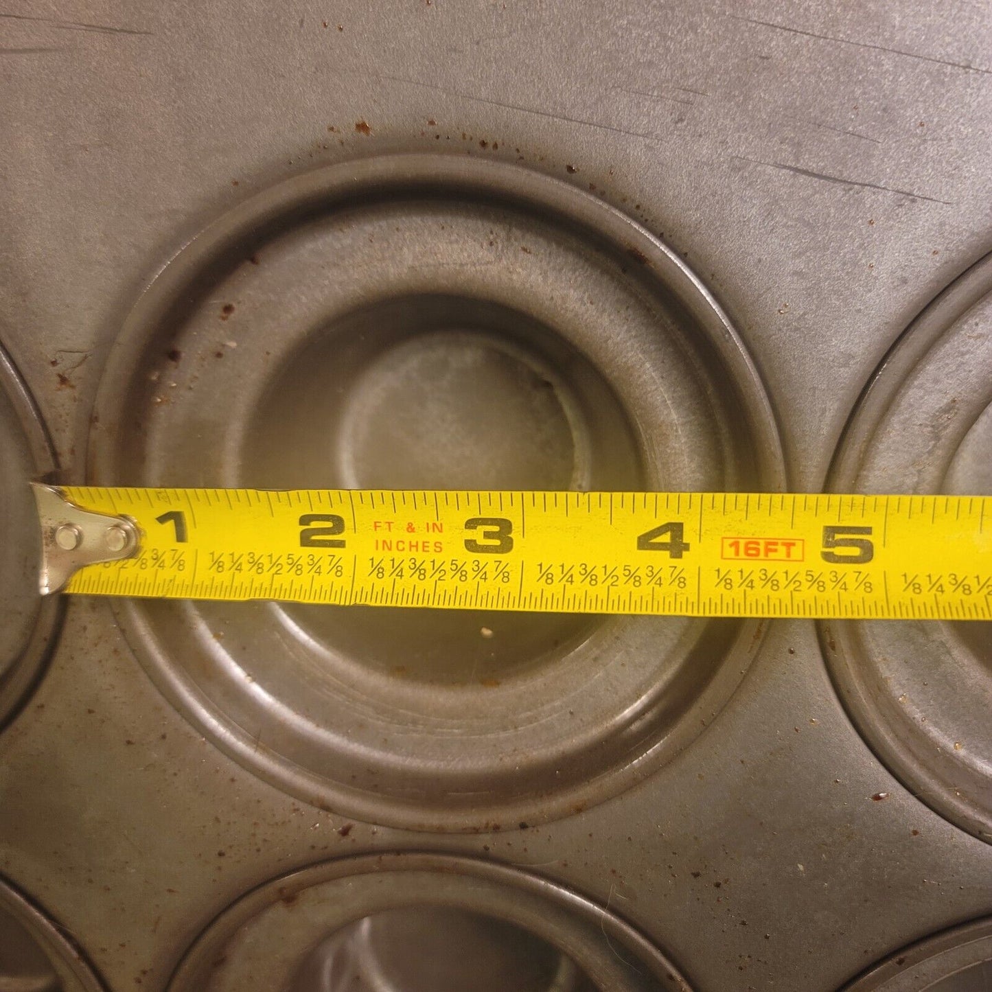 EKCO GLACO COMMERCIAL 15 slot CROWN MUFFIN PAN 20 gauge Aluminized Steel 18x27"