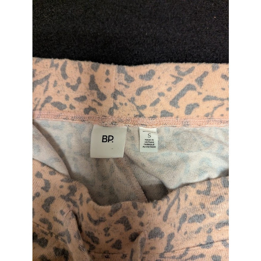 bp.  comfy shorts - pink smoke etched animal Size Small drawstring waist