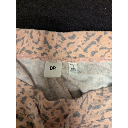 bp.  comfy shorts - pink smoke etched animal Size Small drawstring waist