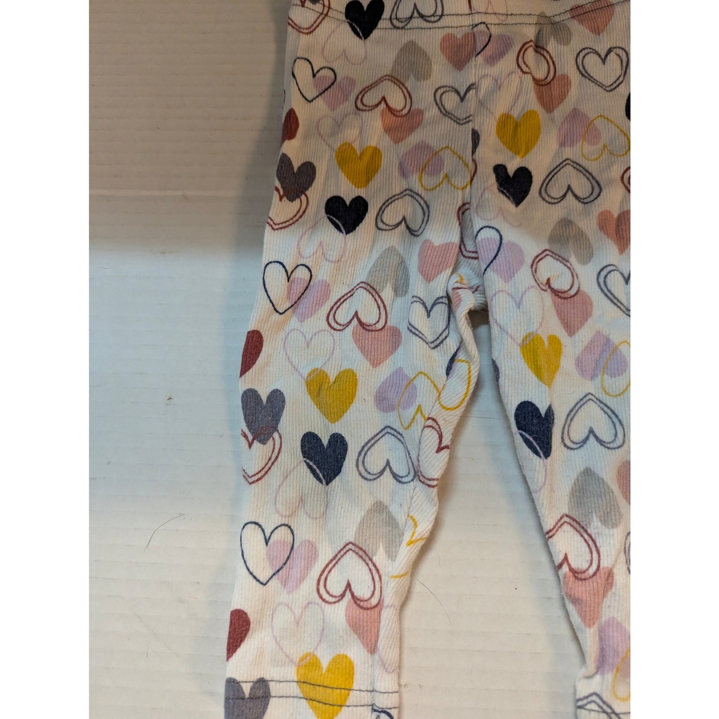 Carter's Baby Girls Multi-Color Heart Print Leggings 12M