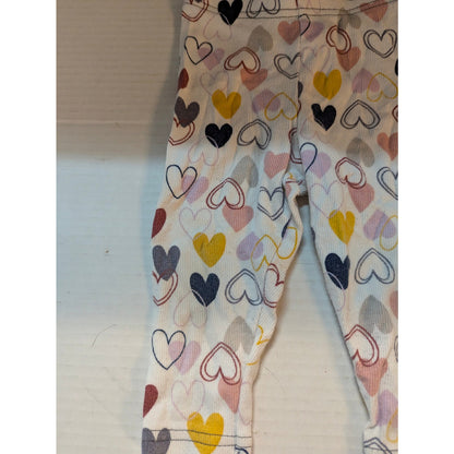Carter's Baby Girls Multi-Color Heart Print Leggings 12M